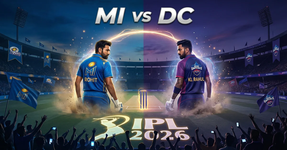 DC vs MI IPL 2026 Match Preview: Pitch Report, Playing XI & Fantasy Tips