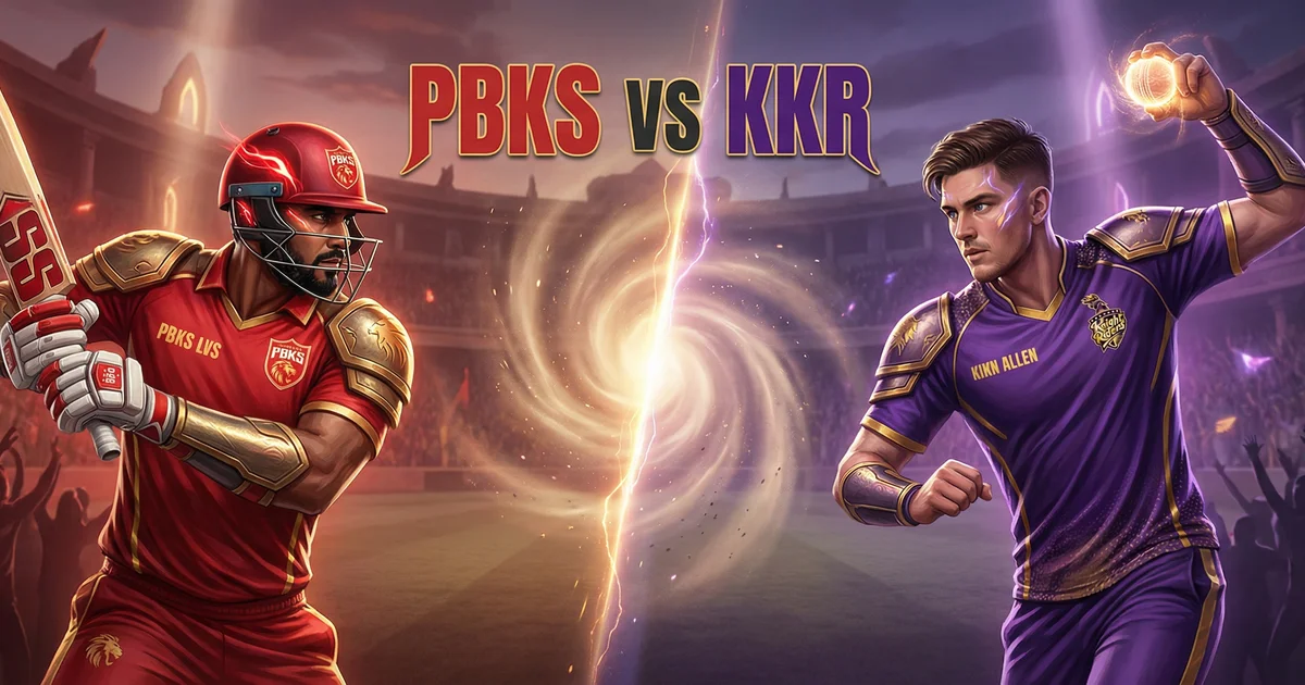 KKR vs PBKS IPL 2026 Match Preview: Fantasy Picks, Pitch Report & Playing XI