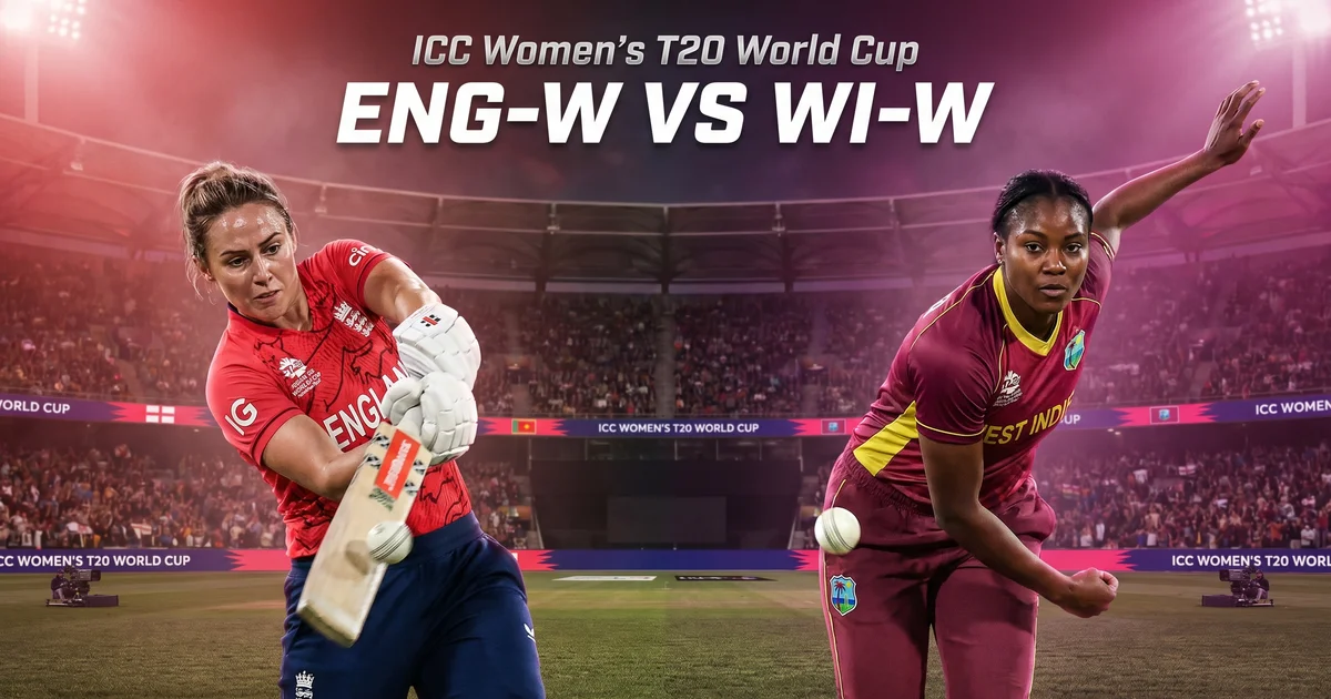 ENG-W vs WI-W Match Prediction Today: आज के मैच का सटीक पूर्वानुमान और फैंटेसी टिप्स