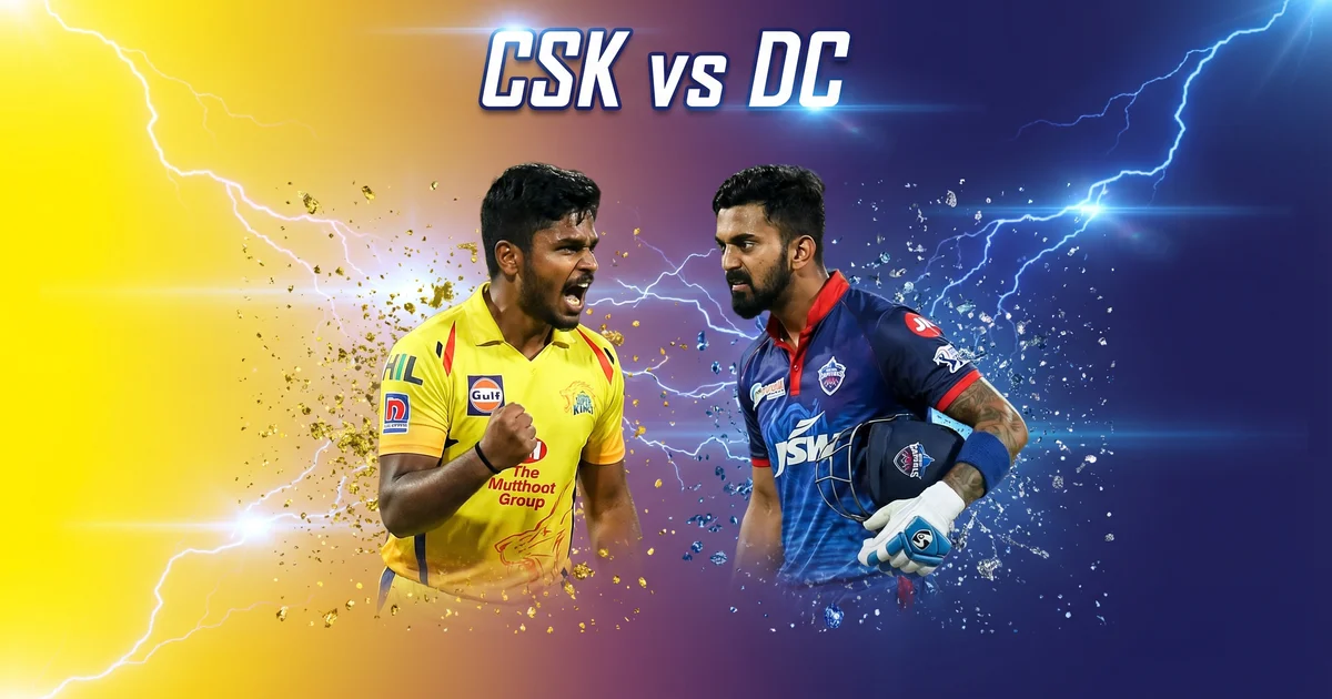 CSK vs DC IPL 2026 Match Preview: Pitch Report, Playing XI & Fantasy Tips