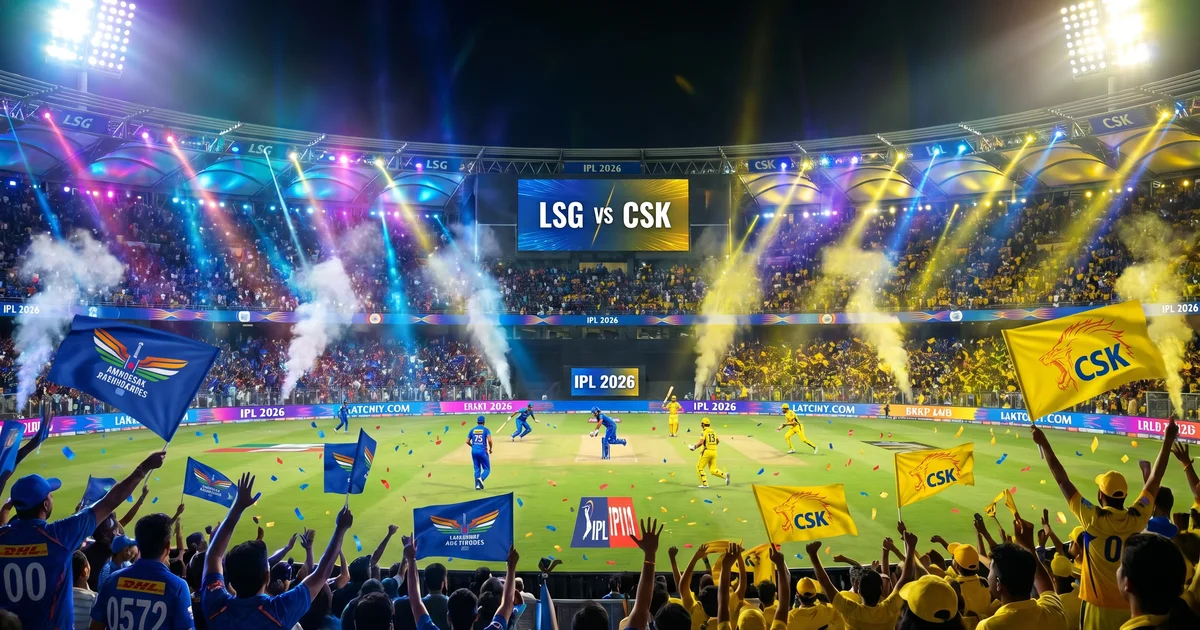LSG vs CSK IPL 2026 Match Preview: CSK Eye Playoffs Against Eliminated LSG
