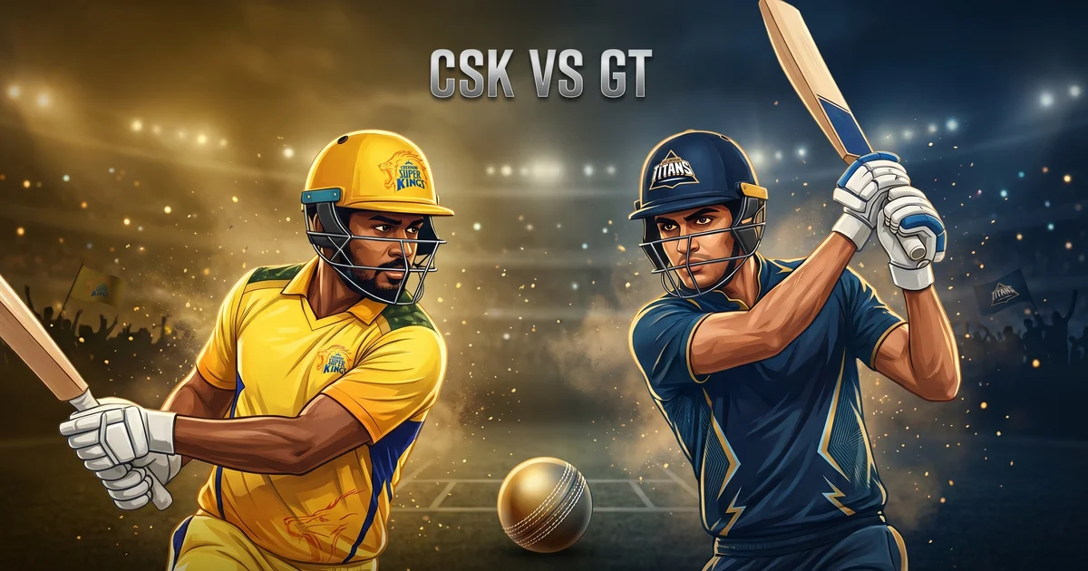 GT vs CSK IPL 2026 Match Preview: Pitch Report, Playing XI & Fantasy Tips