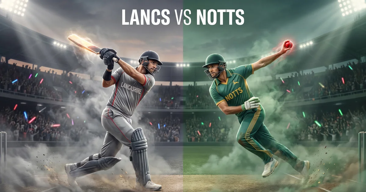 Nottinghamshire vs Lancashire T20 Blast Match Preview & Fantasy Strategy