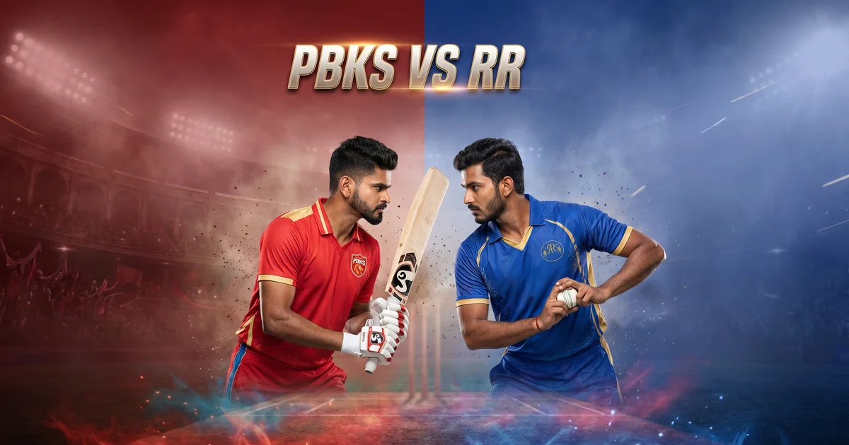PBKS vs RR Fantasy Cricket Prediction, Pitch Report & Playing XI - IPL 2026