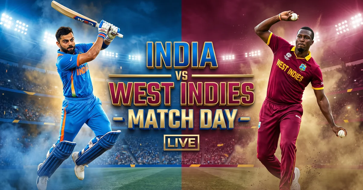IND vs WI 1st ODI Match Prediction Today: आज के मैच का सटीक पूर्वानुमान और फैंटेसी टिप्स 🏏