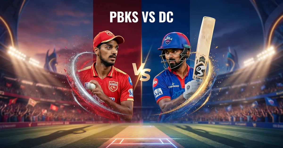 DC vs PBKS IPL 2026 Match Preview: Dream11 Prediction, Playing XI & Fantasy Winning Team