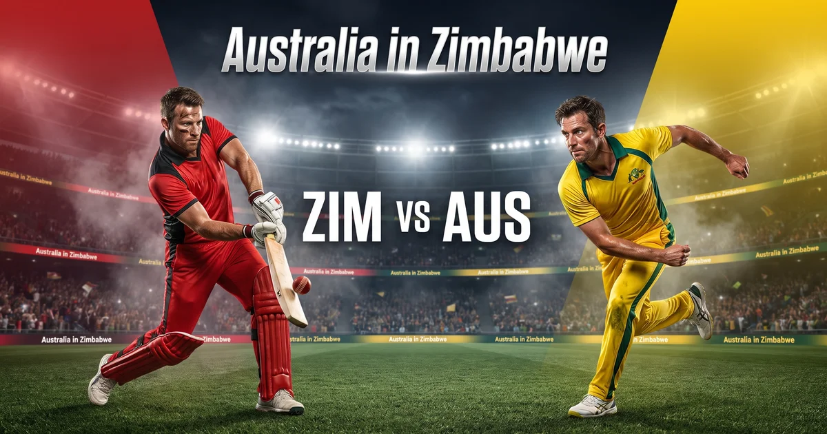 ZIM vs AUS 3rd ODI Match Prediction Today: आज के मैच का सटीक पूर्वानुमान, Pitch Report और Dream11 Team Tips