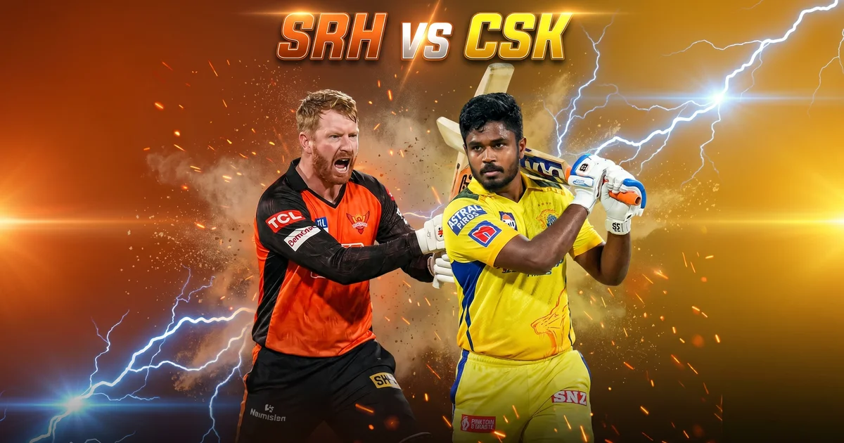 SRH vs CSK IPL 2026 Match Preview: Fantasy Cricket Tips, Pitch Report & Playing XI