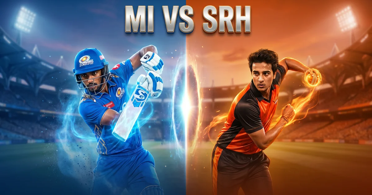 MI vs SRH IPL 2026 Match Prediction: आज के मैच का सटीक पूर्वानुमान, पिच रिपोर्ट और फैंटेसी टिप्स
