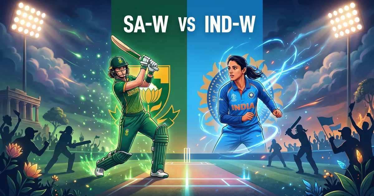 SA-W vs IND-W Dream11 Prediction Today: आज के मैच का सटीक पूर्वानुमान और फैंटेसी टिप्स | पहला T20