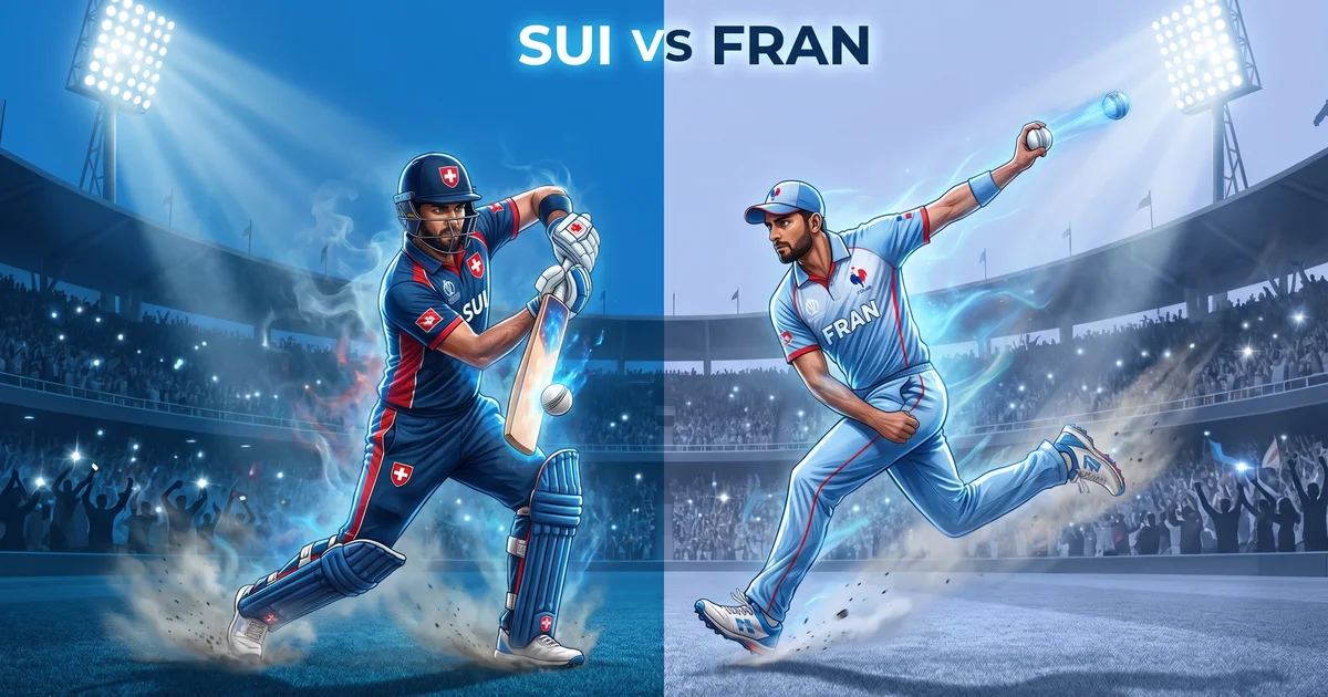 FRA vs SUI Dream11 Prediction Today: आज के मैच का सटीक पूर्वानुमान, पिच रिपोर्ट और फैंटेसी विनिंग टीम
