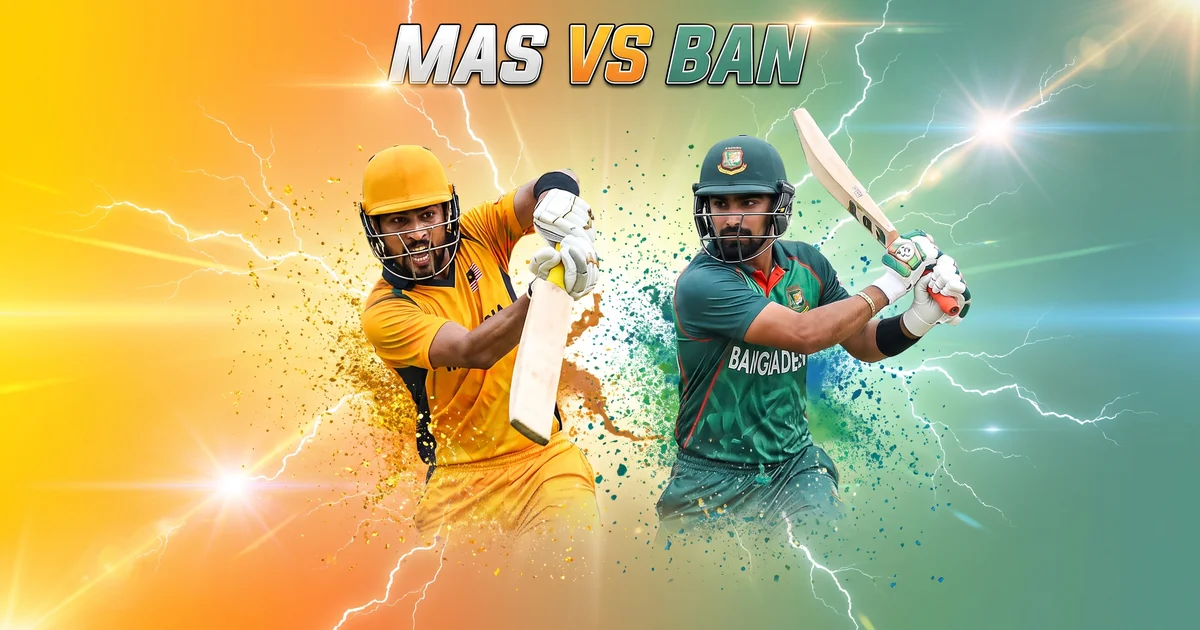 BAN vs MAS Dream11 Prediction Asian Games 2026: आज के मैच की प्रेडिक्शन, Pitch Report in Hindi और Sateek Team