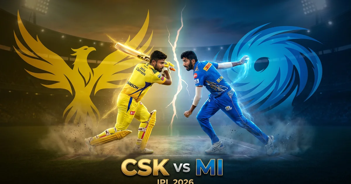 MI vs CSK IPL 2026 Match Preview, Playing XI & Fantasy Tips