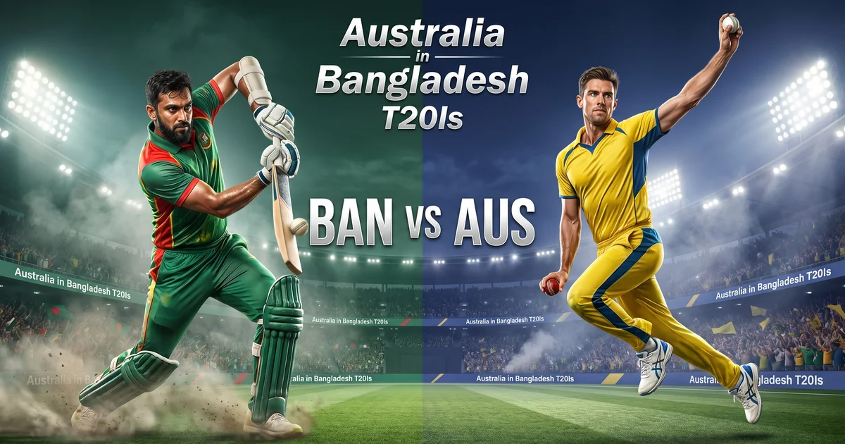 BAN vs AUS T20I Dream11 Prediction: Fantasy Cricket Tips, Pitch Report & Playing XI