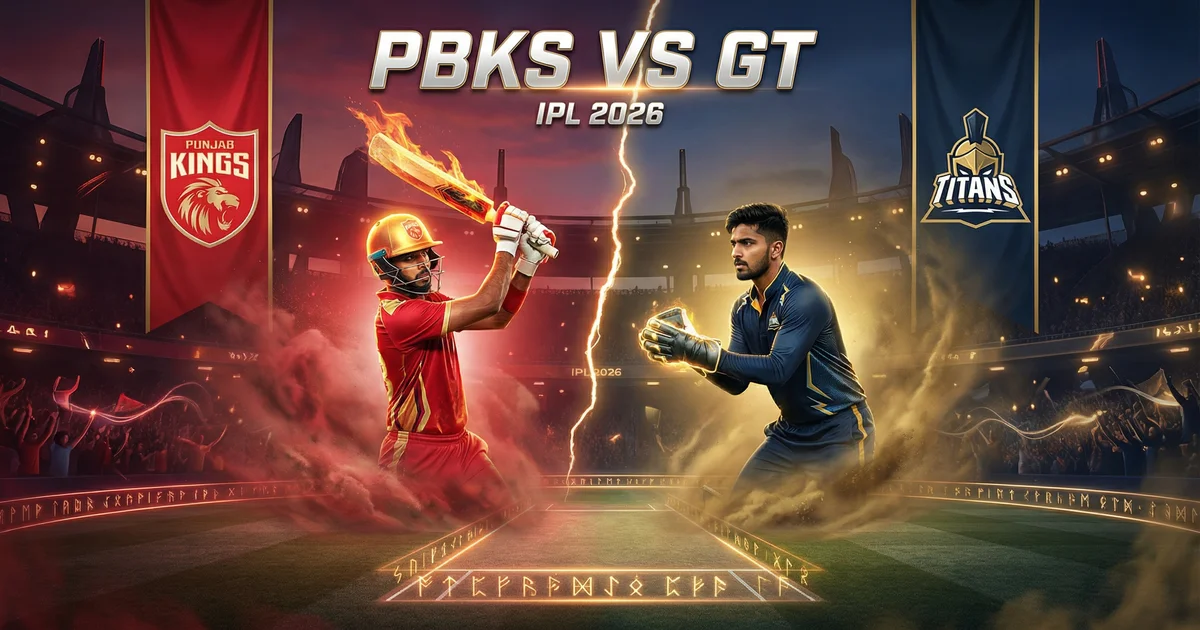 PBKS vs GT Match Prediction: आज के मैच का सटीक पूर्वानुमान और IPL फैंटेसी टिप्स