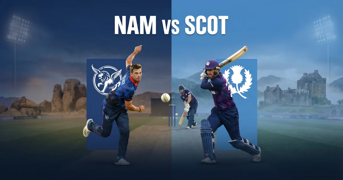 NAM vs SCO Dream11 Prediction, Playing XI, Pitch Report & Fantasy Winning Team