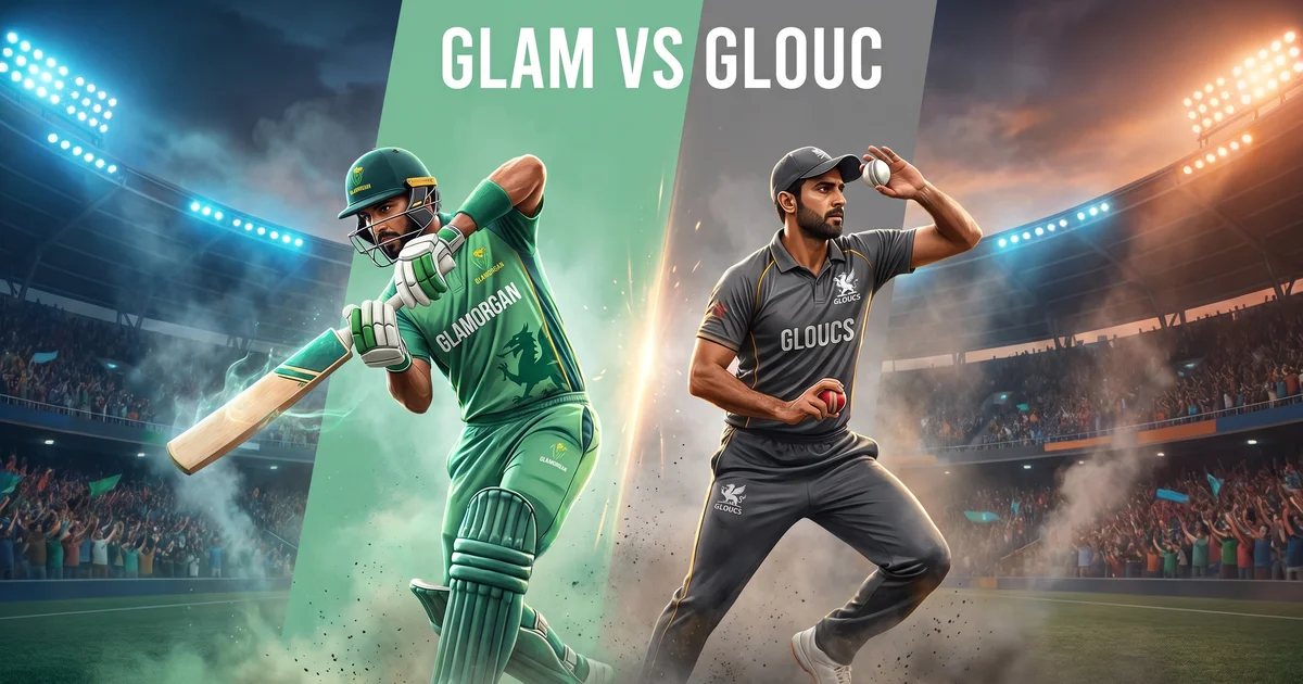 GLA vs GLO Dream11 Prediction, Vitality Blast 2026: Pitch Report & Fantasy Tips