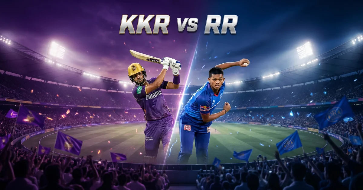 KKR vs RR IPL 2026 Match Preview: Pitch Report, Playing XI & Fantasy Winning Team