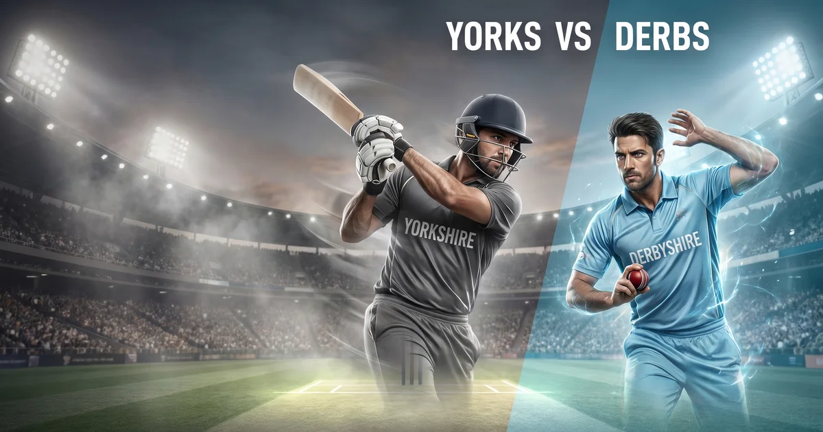 Yorkshire vs Derbyshire T20 Match Preview: Dream11 Prediction, Pitch Report & Playing XI
