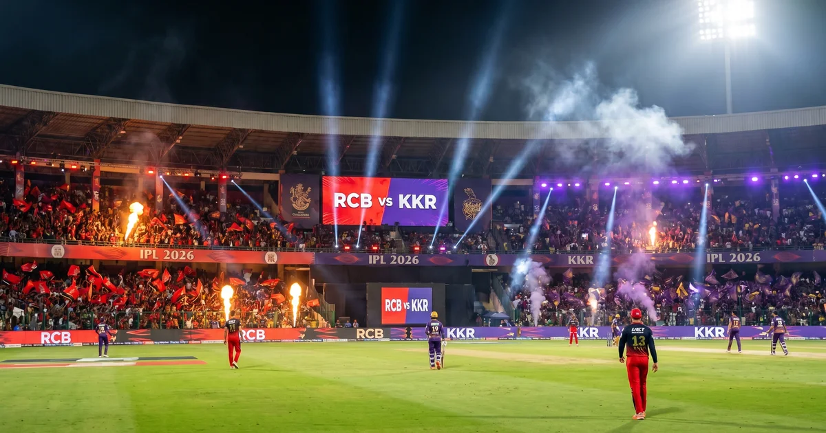 RCB vs KKR IPL 2026 Match Preview: Fantasy Tips & Pitch Report