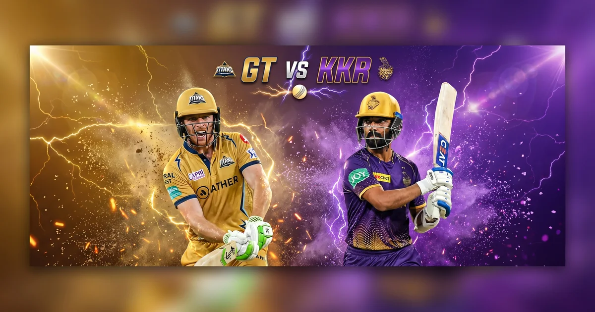 GT vs KKR Match Preview: Dream11 Prediction, Playing XI & Pitch Report