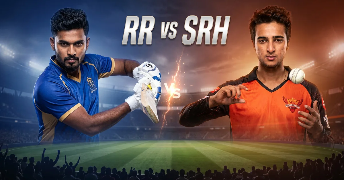 RR vs SRH IPL 2026 Match Preview: Pitch Report, Playing XI & Fantasy Tips
