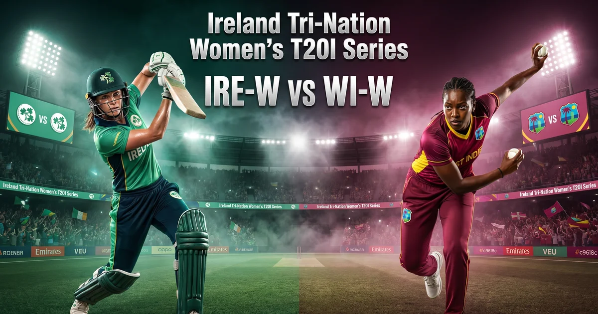 IRE-W vs WI-W Dream11 Prediction, Playing XI & Pitch Report | Ireland Tri-Nation Women's T20I Series