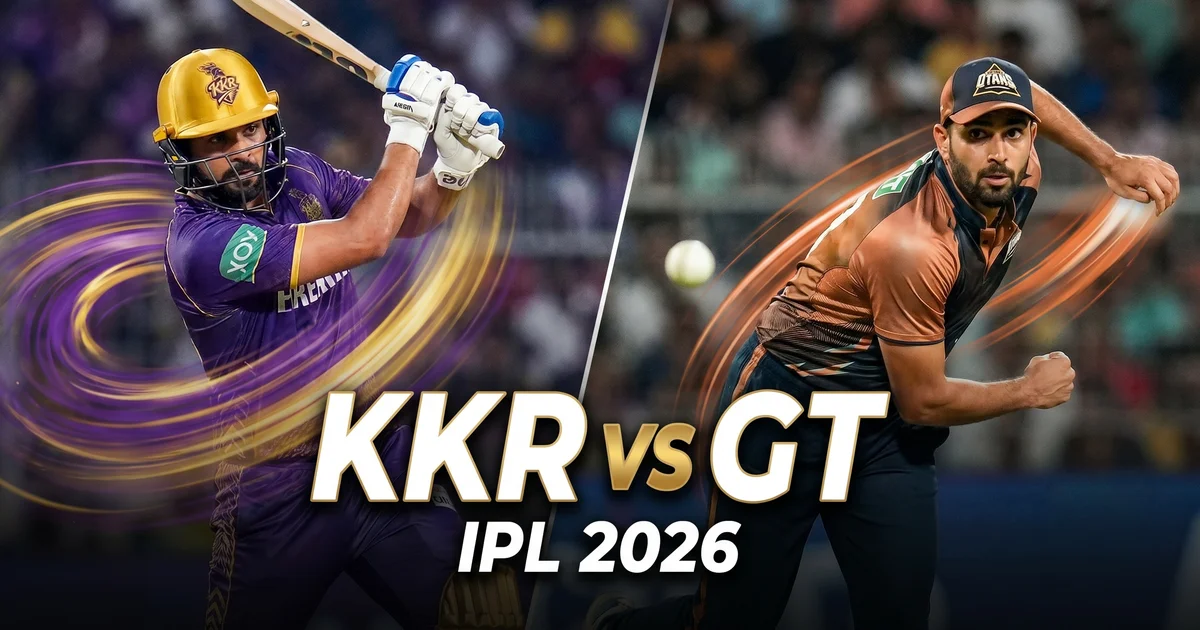 KKR vs GT IPL 2026 Match Preview: Fantasy Picks, Playing XI & Pitch Report
