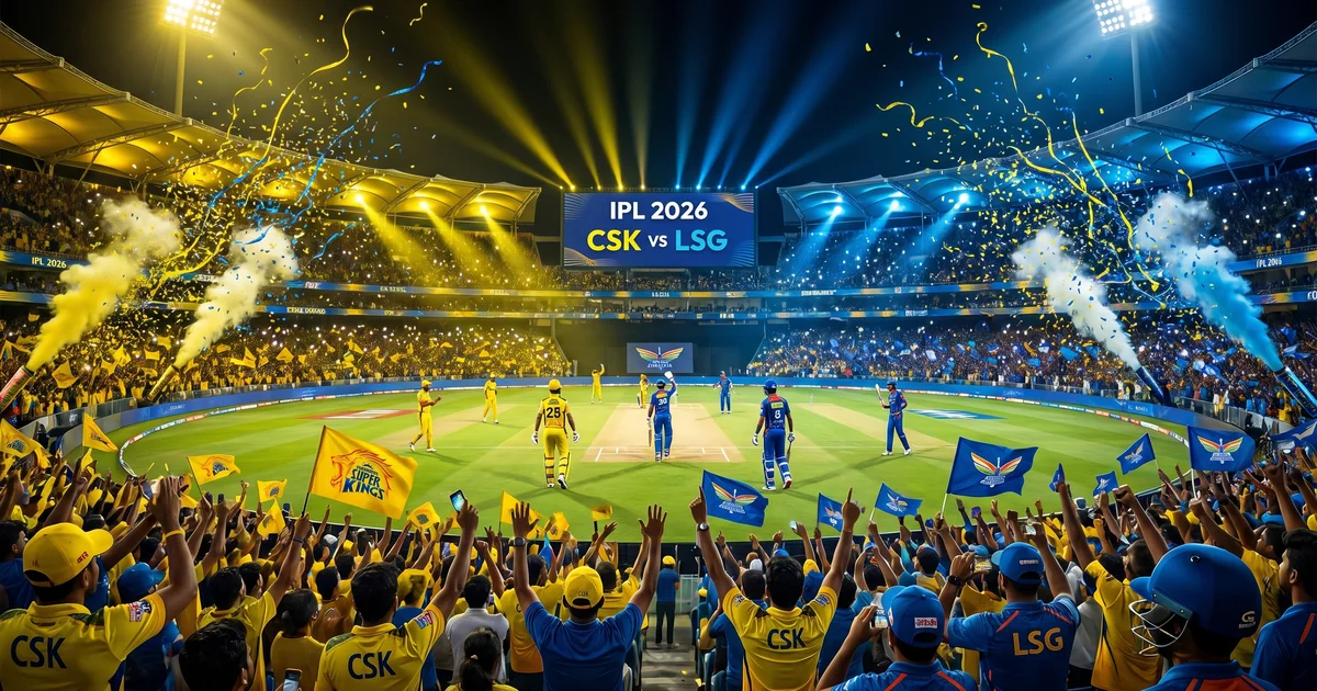 CSK vs LSG IPL 2026 मैच प्रेडिक्शन: आज के मैच का सटीक पूर्वानुमान और फैंटेसी टिप्स 🏏