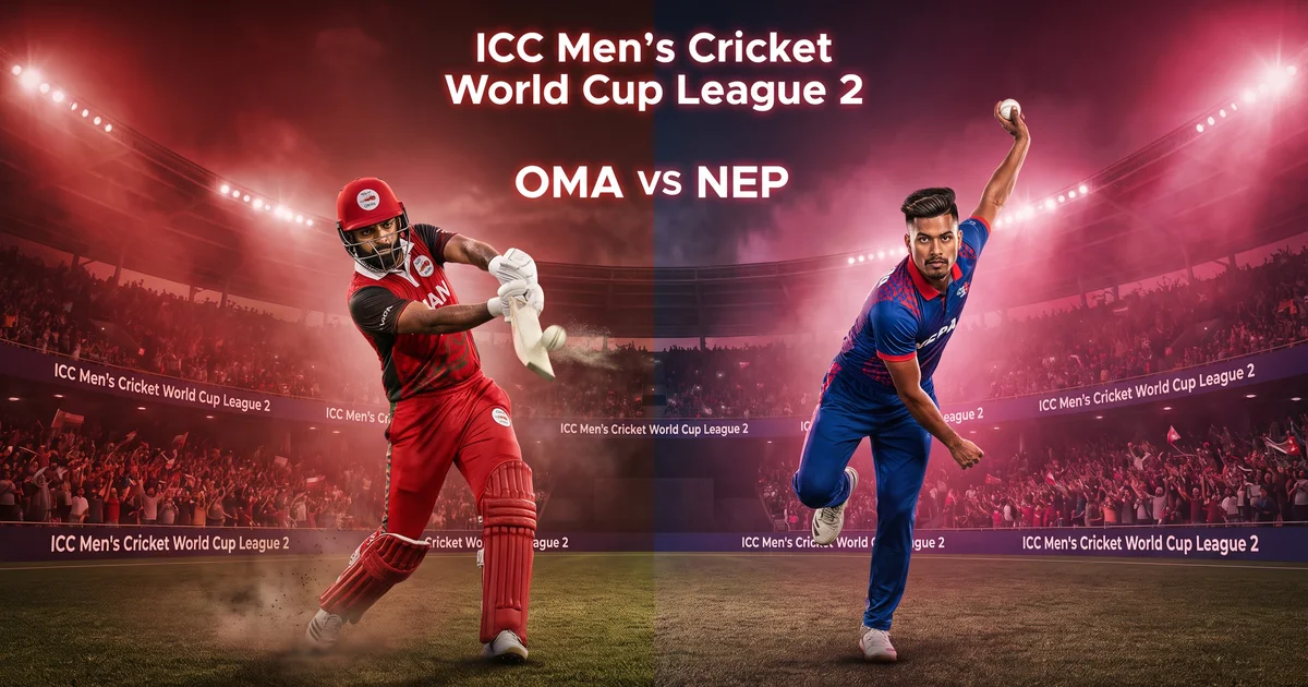 OMA vs NEP Match Prediction Today: ICC CWC League 2 मैच 138 के लिए Dream11 Team Today, Pitch Report और सटीक आकलन