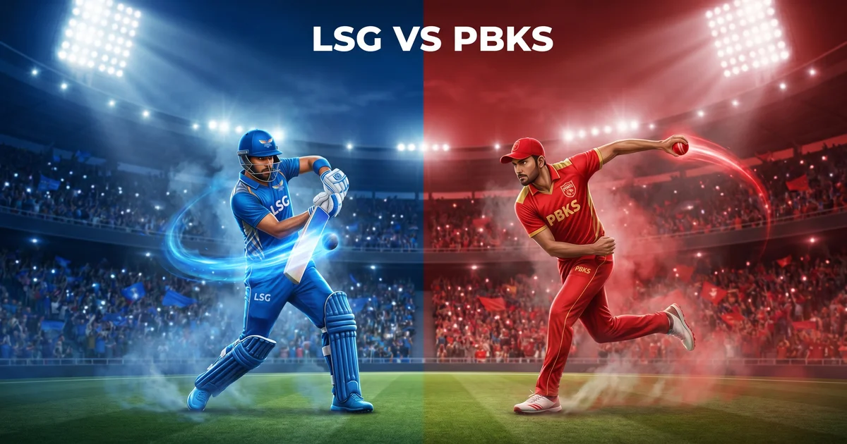 LSG vs PBKS IPL 2026 Match Preview, Fantasy Picks & Pitch Report