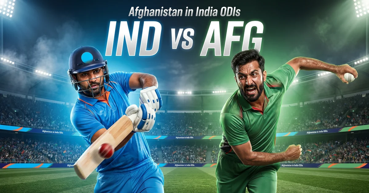 IND vs AFG ODI Match Preview: Dream11 Prediction, Playing XI & Fantasy Tips