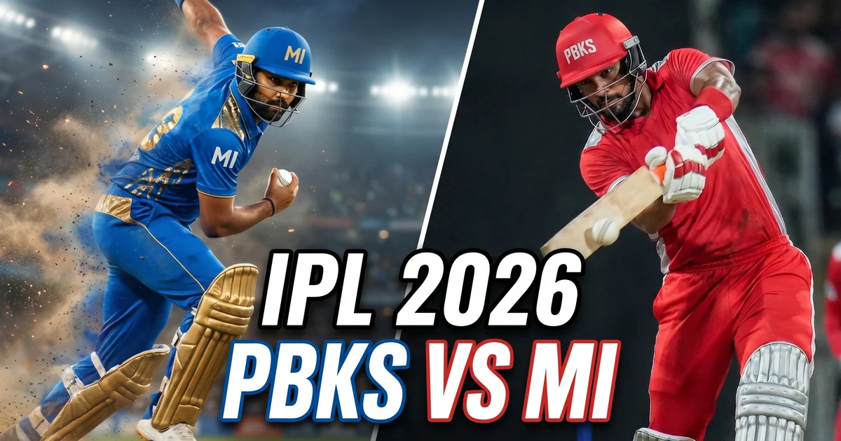 PBKS vs MI IPL 2026 Match Preview: Fantasy Tips, Pitch Report & Playing XI