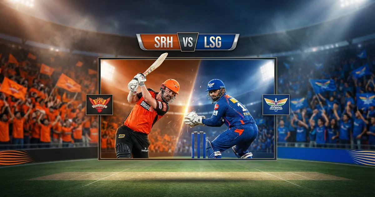 SRH vs LSG IPL 2026 Match Preview: Pitch Report, Playing XI & Fantasy Tips