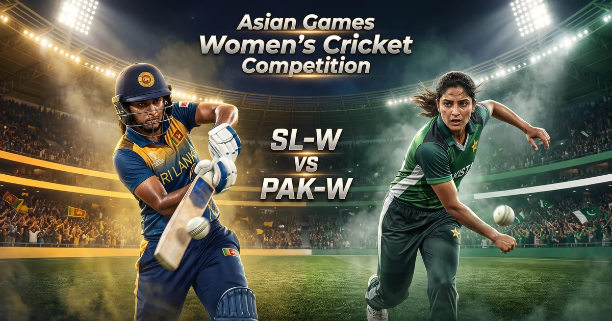 SL-W vs PAK-W Dream11 Prediction: Women's Asian Games 1st Semifinal Preview, Pitch Report & Fantasy Picks