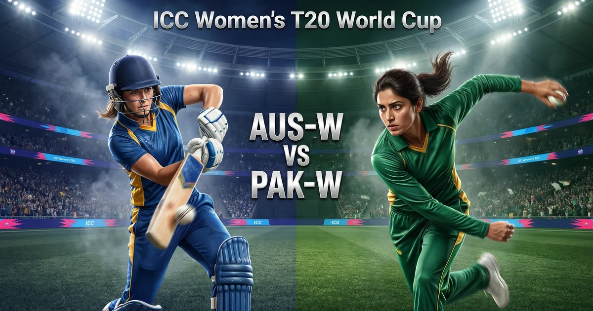 AUS-W vs PAK-W Fantasy Prediction Today: T20 World Cup Picks & Pitch Report