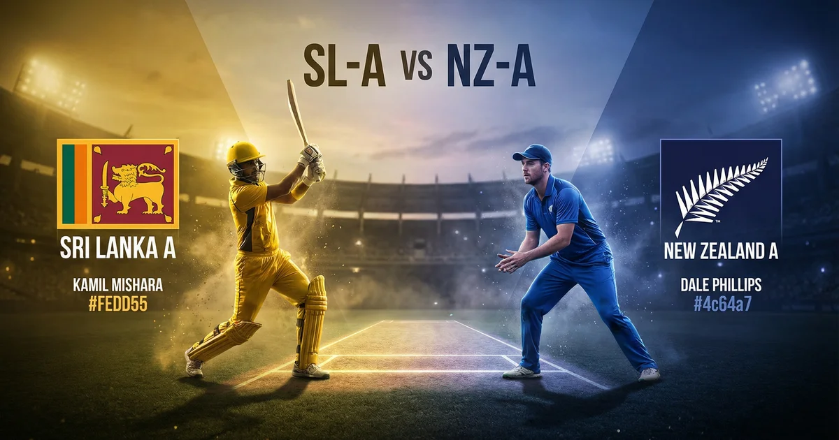 SL-A vs NZ-A Dream11 Prediction, Playing XI, Pitch Report & Fantasy Winning Team
