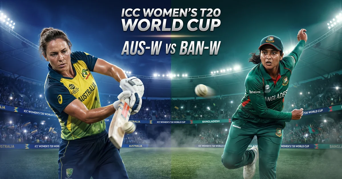 AUS-W vs BAN-W Fantasy Cricket Prediction: Pitch Report, Playing XI & Tactical Preview for Women's T20 World Cup