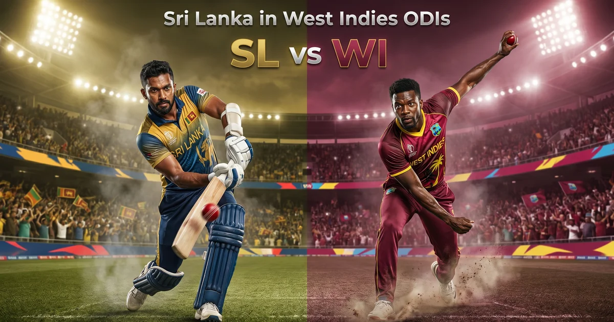SL vs WI ODI Match Prediction Today: आज के मैच का सटीक पूर्वानुमान और फैंटेसी टिप्स