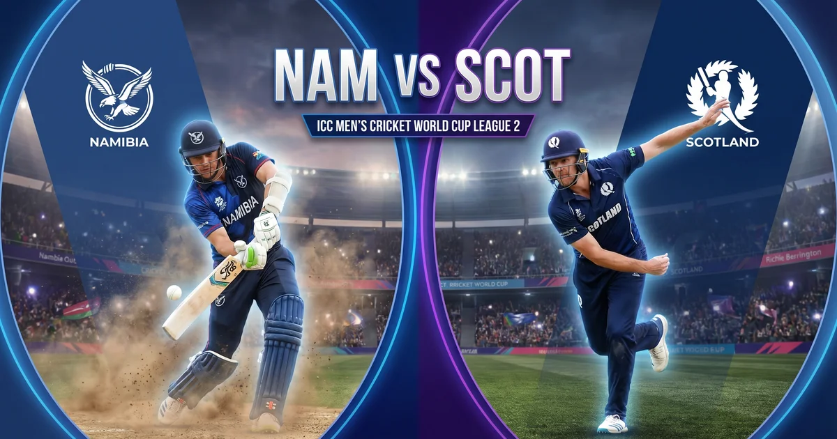 NAM vs SCO मैच प्रेडिक्शन: विंडहोक में महामुकाबला! जानें कौन मारेगा बाज़ी?
