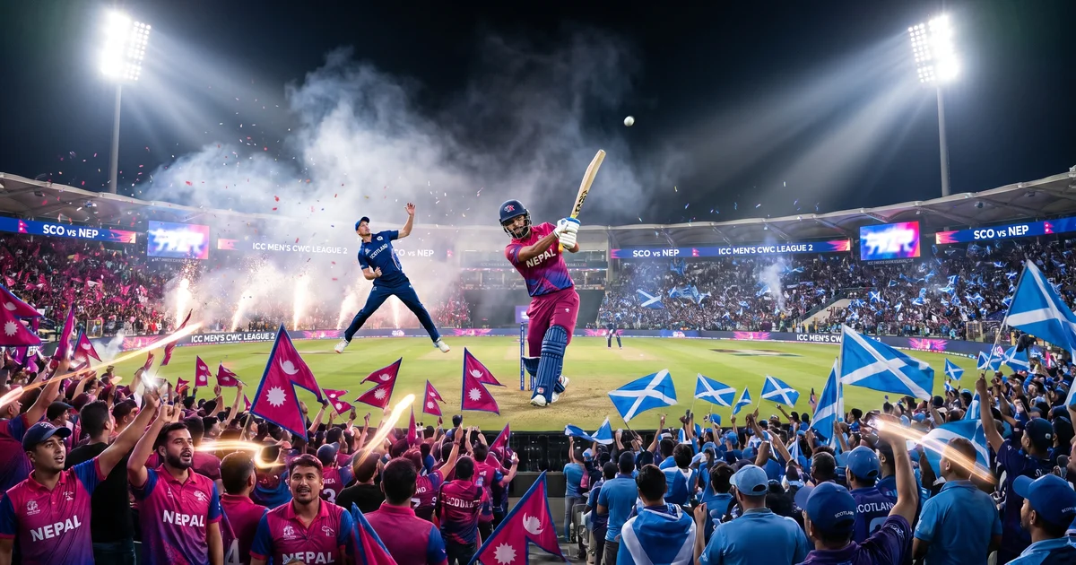 SCO vs NEP Dream11 Prediction, Pitch Report & Playing XI | ICC CWC League 2