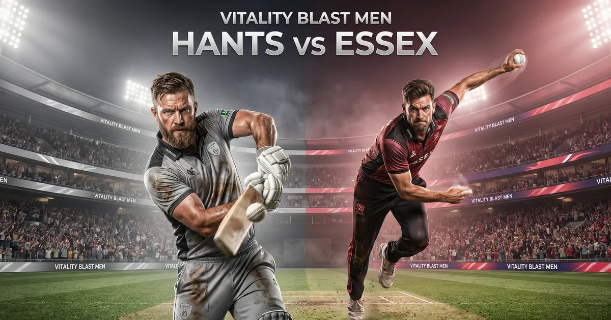 Hampshire vs Essex T20 Blast Preview: Tactical Matchups, Pitch Report & Fantasy Picks