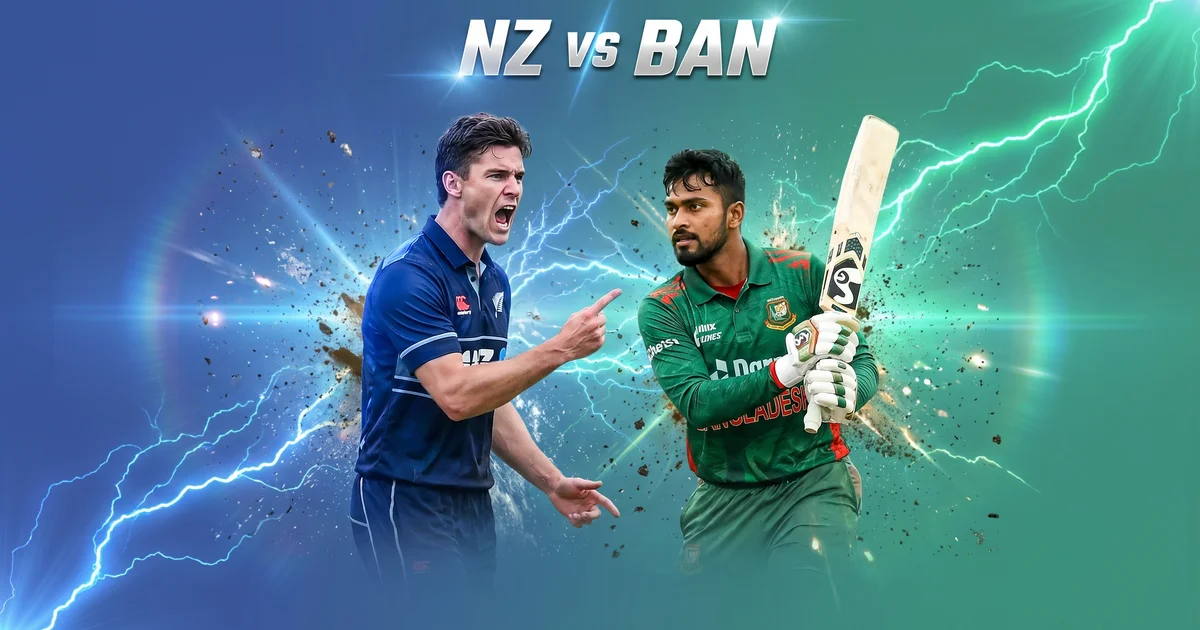 BAN vs NZ T20 मैच प्रेडिक्शन: आज के मैच का सटीक पूर्वानुमान और फैंटेसी विनिंग टीम!