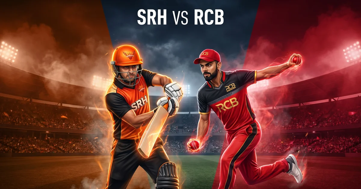 SRH vs RCB IPL 2026 Match Preview, Playing XI & Fantasy Tips