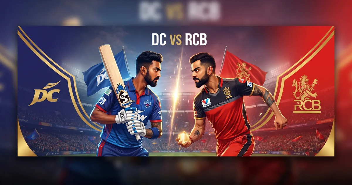 RCB vs DC IPL 2026 मैच प्रेडिक्शन: आज के मैच का सटीक पूर्वानुमान और फैंटेसी टिप्स